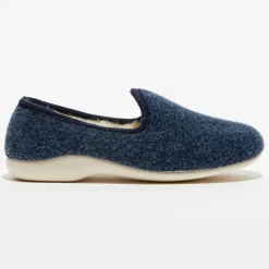 Chaussons charentais fourrés en Laine marine