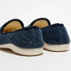 Chaussons charentais fourrés en Laine marine