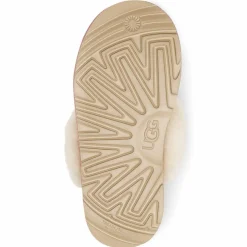 Chaussons een Peau de Moutonmétallisé Cozy Glitter roses