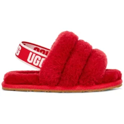 Chaussons en Peau de Mouton Fluff Yeah rouges
