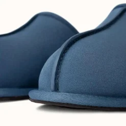 Chaussons en Polaire Scuff bleu pacifique