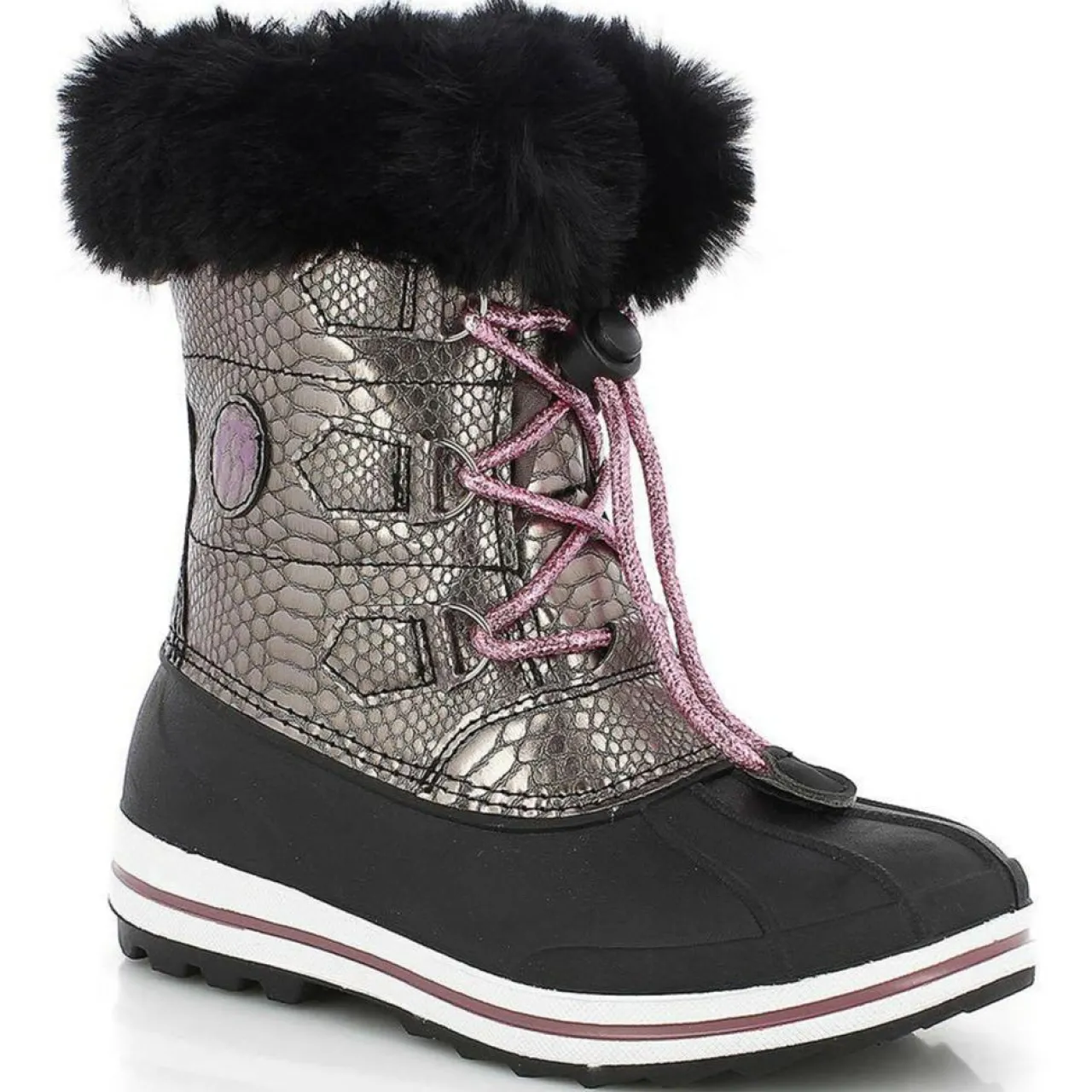 Chaussures de Montagne Diana fourrées noir/argenté