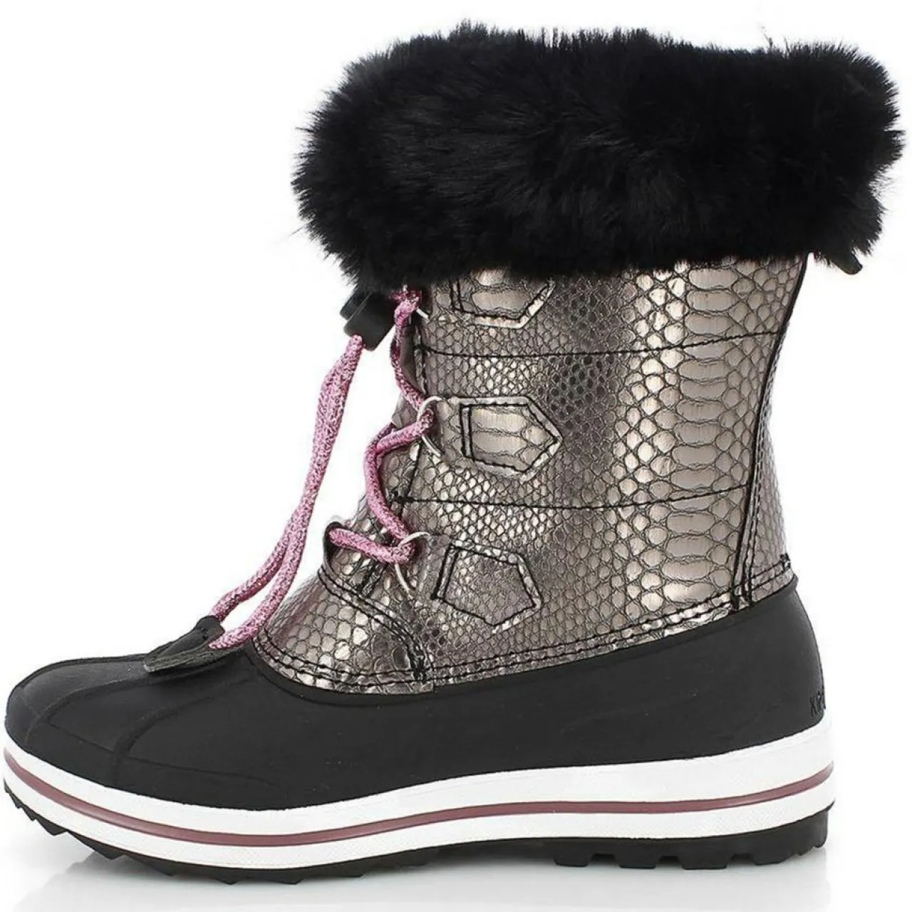 Chaussures de Montagne Diana fourrées noir/argenté