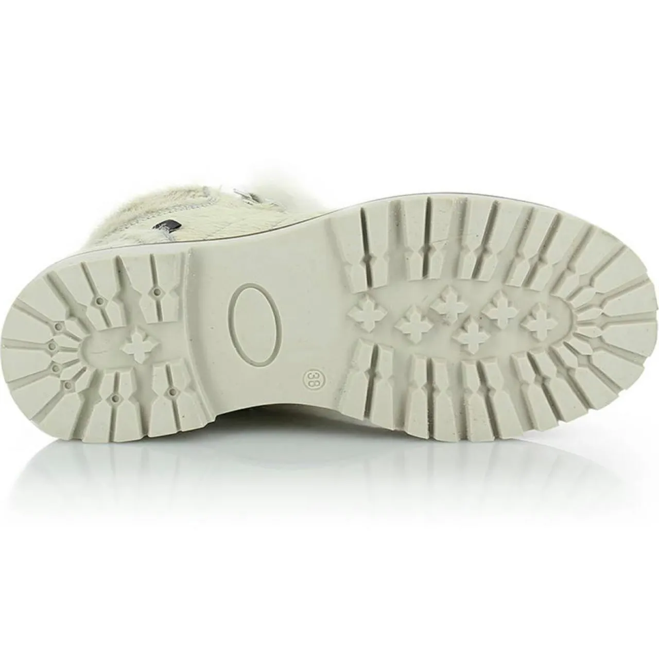 Chaussures de Montagne en Poulain Clarissa blanches