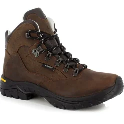 Chaussures de Trek en Cuir Zermath marron