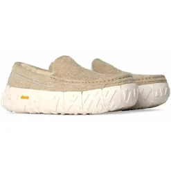 Chaussures en Velours de Cuir Ascot Wrap Tech beiges