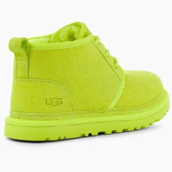 Chaussures fourrées Laine en Velours de Cuir Neumel jaune/vert fluo