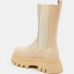 Chelsea Boots en Cuir All R écrues