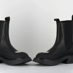 Chelsea Boots en Cuir bike noires
