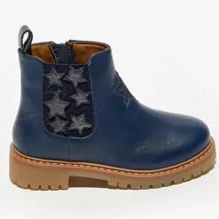 Chelsea boots en Cuir Boutchou marine