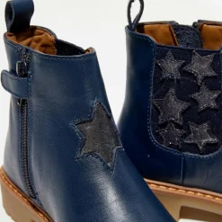 Chelsea boots en Cuir Boutchou marine