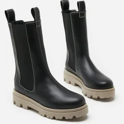 Chelsea boots en Cuir Lia noires