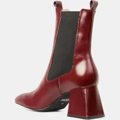 Chelsea Boots en Cuir marron - Talon 7 cm