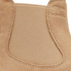 Chelsea boots en Velours de Cuir Hi-Line camel