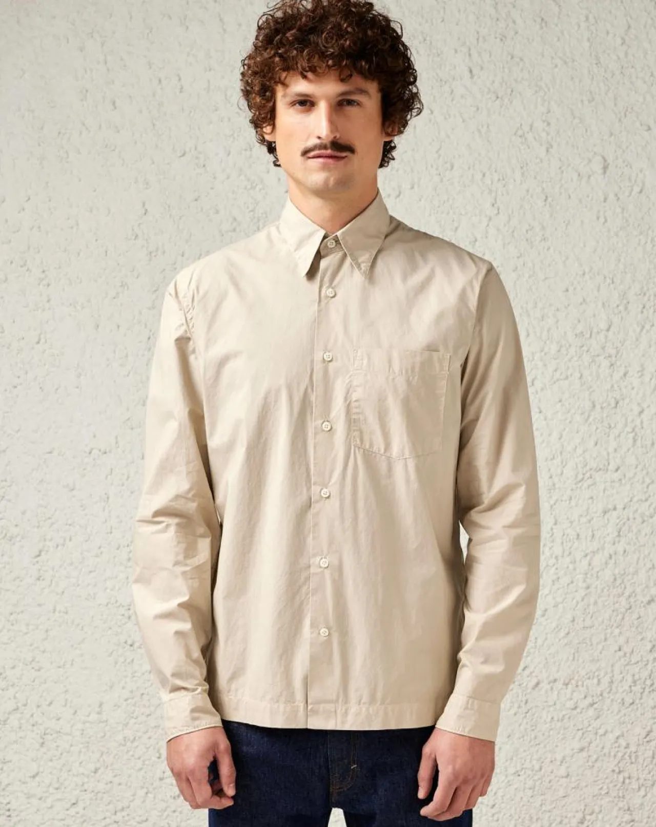 Chemise 100% Coton organique Fremont beige