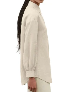 Chemise 100% Lin Drapé beige