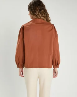 Chemise Perrine marron