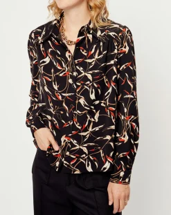 Chemise Adèle noire