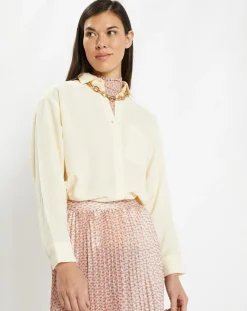 Chemise ample et fluide Paros écrue