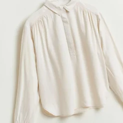 Chemise Andie ample et fluide écrue