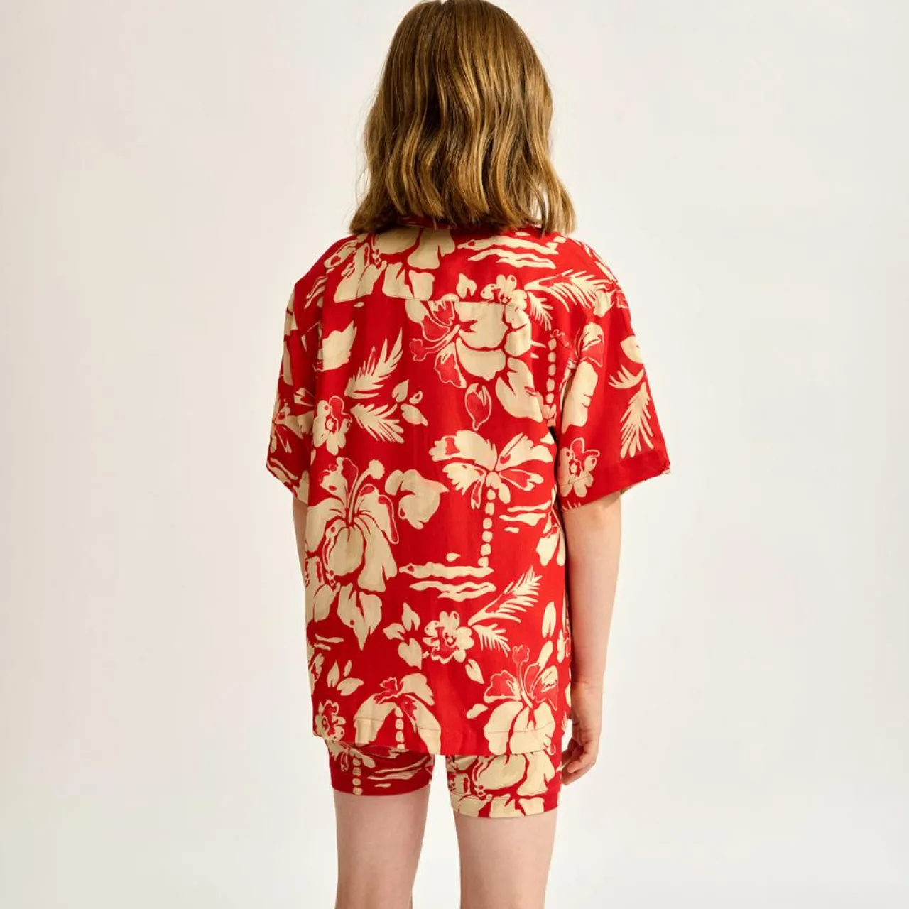 Chemise Arno imprimée rouge