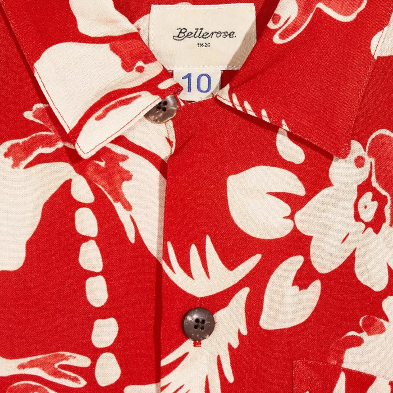 Chemise Arno imprimée rouge