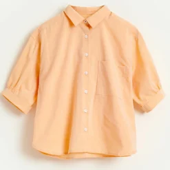 Chemise Ave en Coton orange