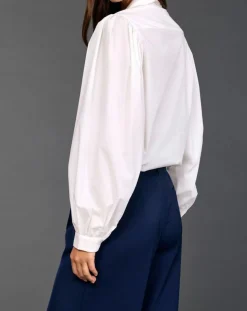 Chemise Azami rayée blanche