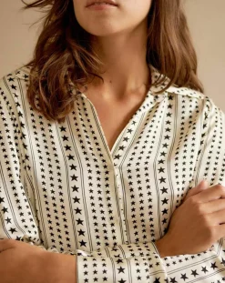 Chemise Babou imprimée écrue