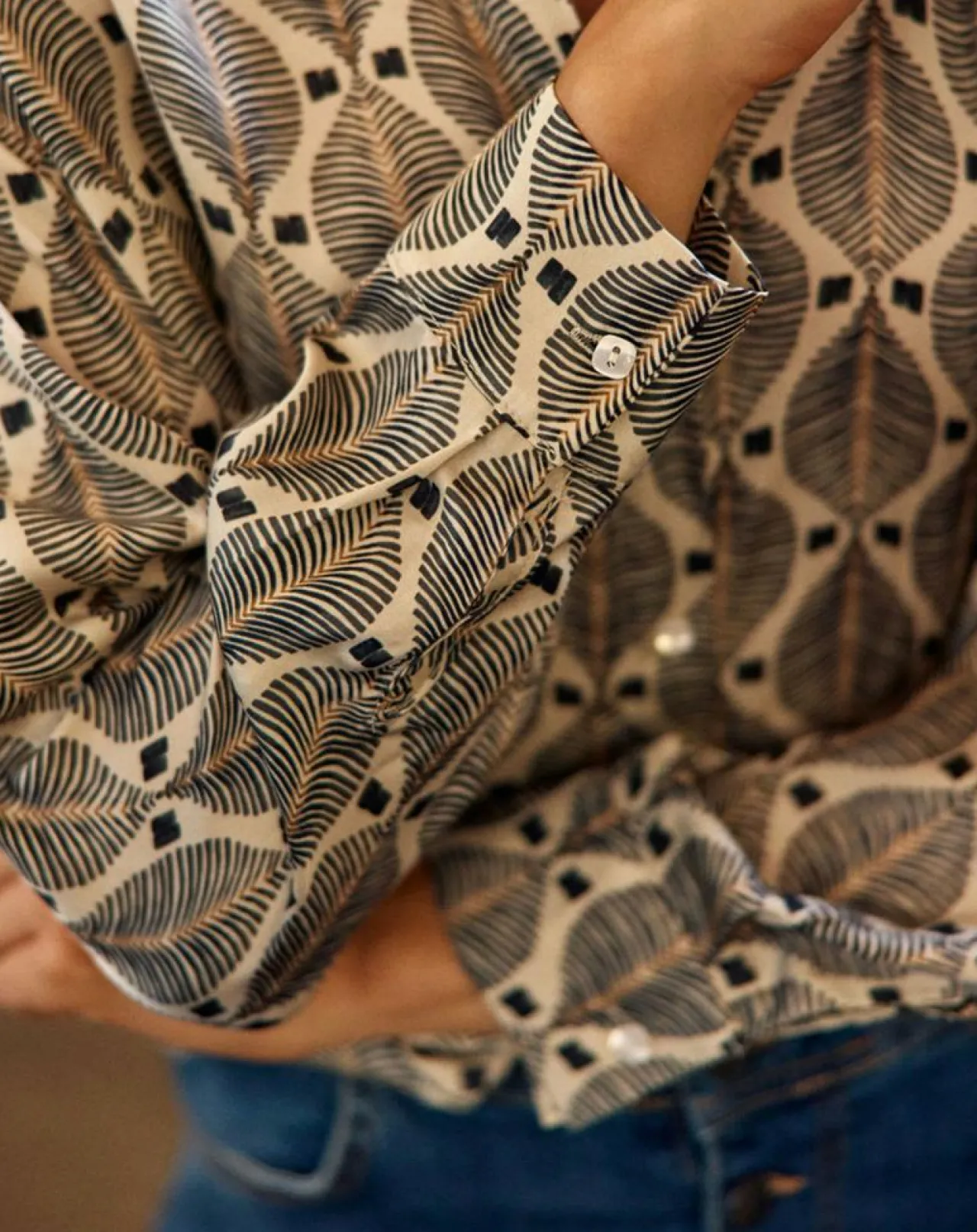 Chemise Bold imprimée palme