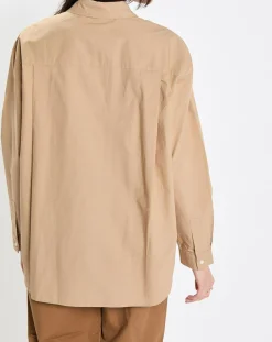 Chemise boyfriend beige