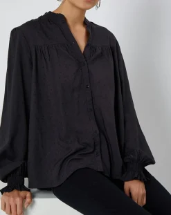 Chemise By Night imprimé noir