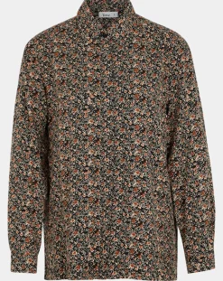 Chemise Camille à fleurs multicolore