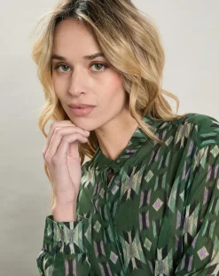 Chemise Camu verte