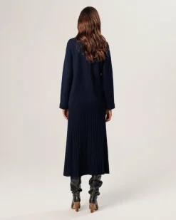 Chemise Cassis poches poitrine bleu nuit