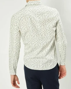 Chemise casual en Popeline Nala imprimée blanc/multicolore