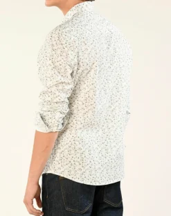 Chemise casual en Popeline Nala imprimée blanc/multicolore