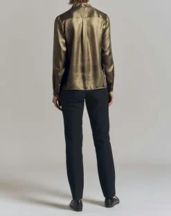 Chemise Christmas dorée