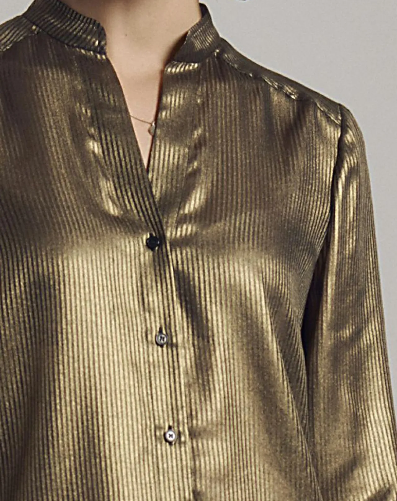 Chemise Christmas dorée