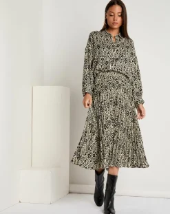 Chemise Cindy imprimée noire