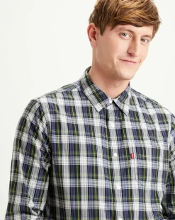 Chemise Classic en Coton à carreaux multicolore