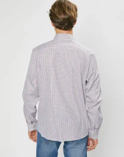 Chemise Classic Fit à carreaux blanc/rouge/bleu