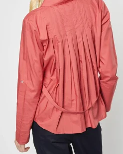 Chemise Claudia en Coton terracotta