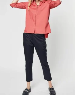 Chemise Claudia en Coton terracotta