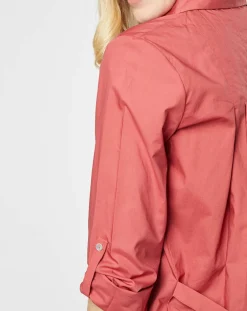Chemise Claudia en Coton terracotta