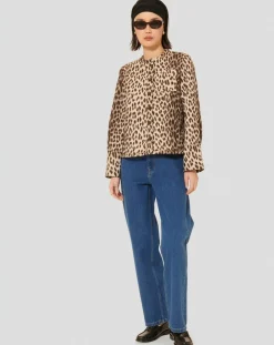 Chemise Coco léopard chocolat