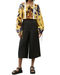 Chemise Col Lavalière jaune/multicolore