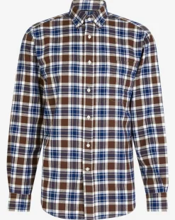 Chemise Comfort Fit Pb à carreaux Bucheron marron/bleu/blanc