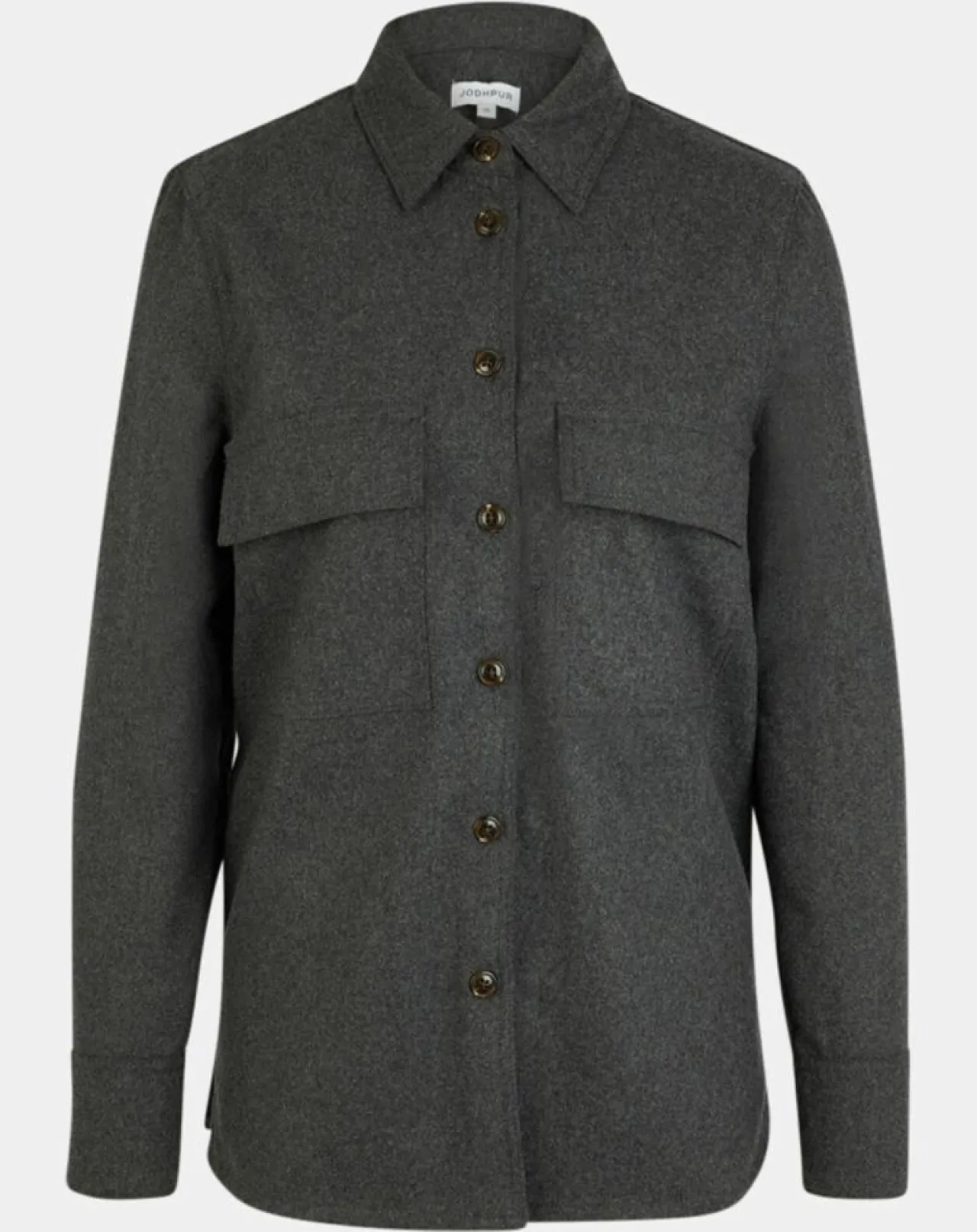 Chemise Corfou en Laine mélangée gris foncé