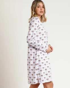 Chemise de nuit All You Need Is Sleep C mauve